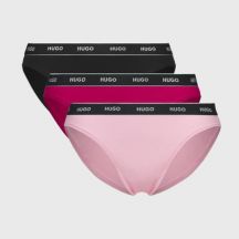 34198 3 Pack Klasicke Nohavicky Hugo Triplet Pink Viacfarebna